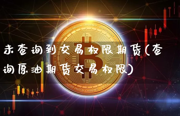 未查询到交易权限期货(查询原油期货交易权限)_https://www.xjzxxn66.com_比特币_第1张