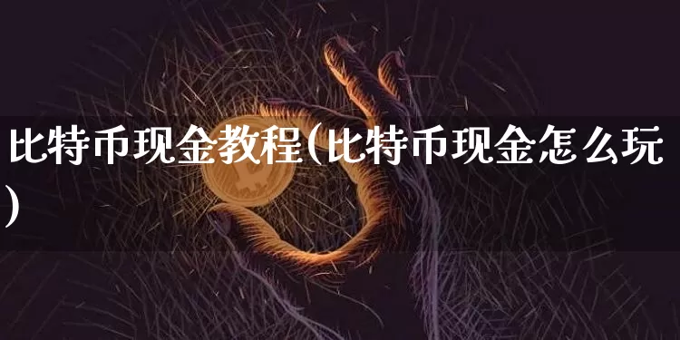 比特币现金教程(比特币现金怎么玩)_https://www.xjzxxn66.com_比特币_第1张