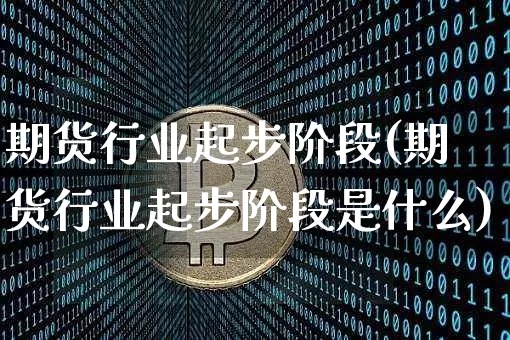 期货行业起步阶段(期货行业起步阶段是什么)_https://www.xjzxxn66.com_币圈资讯_第1张