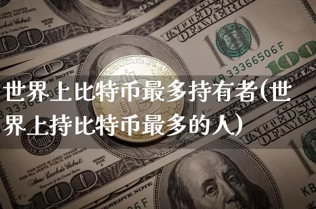 世界上比特币最多持有者(世界上持比特币最多的人)_https://www.xjzxxn66.com_以太坊_第1张