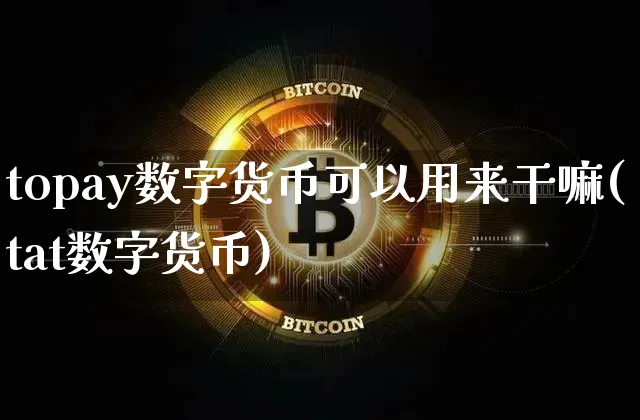topay数字货币可以用来(tat数字货币)_https://www.xjzxxn66.com_区块链_第1张