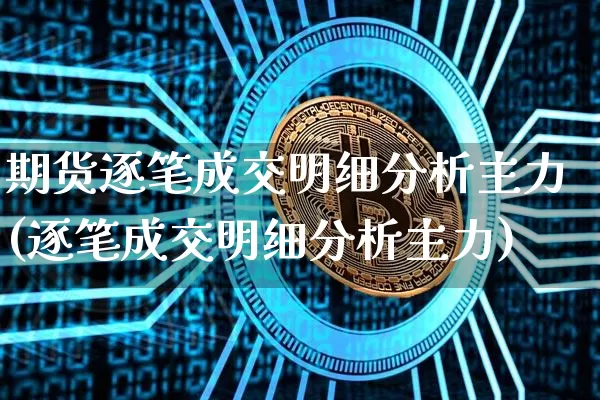 期货逐笔成交明细分析主力(逐笔成交明细分析主力)_区块链_第1张_相聚币圈 期货逐笔成交明细分析主力(逐笔成交明细分析主力)_https://www.xjzxxn66.com_区块链_第1张
