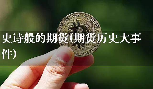 史诗般的期货(期货历史大事件)_https://www.xjzxxn66.com_比特币_第1张