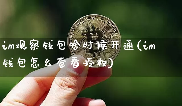 im观察钱包啥时候开通(im钱包怎么查看授权)_https://www.xjzxxn66.com_以太坊_第1张