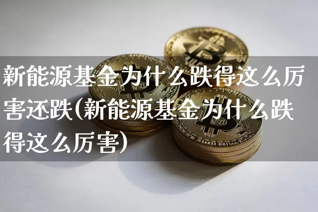 新能源基金为什么跌得这么厉害还跌(新能源基金为什么跌得这么厉害)_https://www.xjzxxn66.com_未分类_第1张